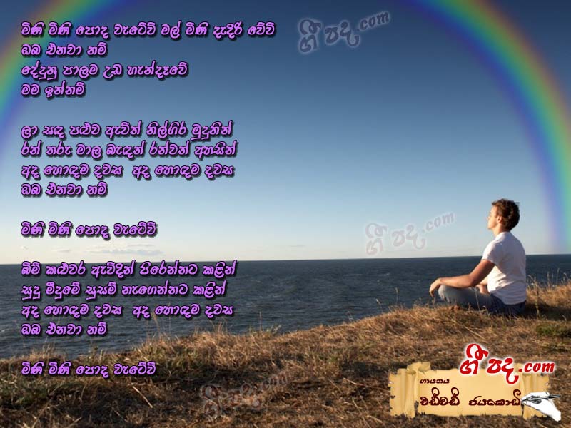 Download Mini Mini Poda Wetevi Edward Jayakodi lyrics