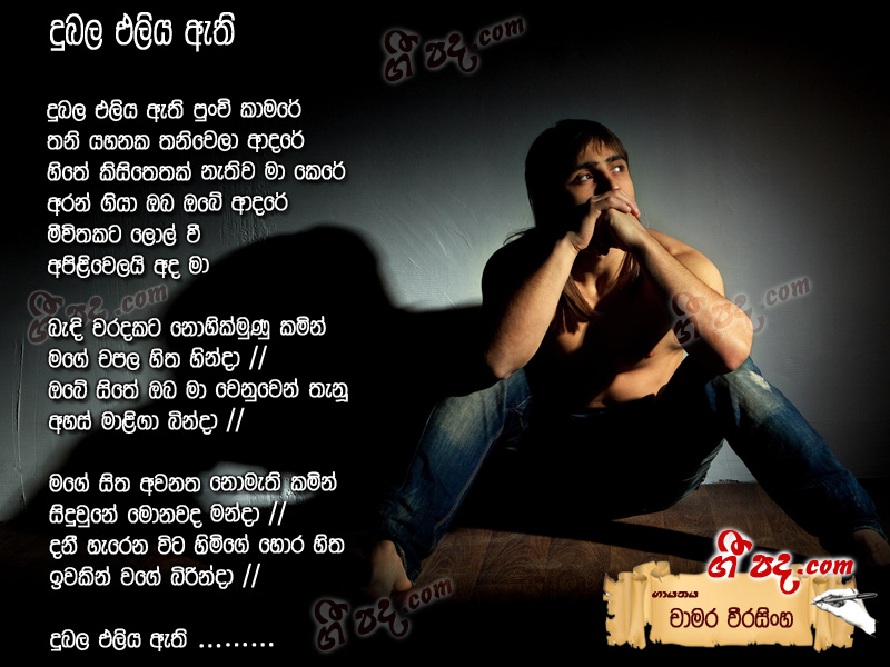 Download Dubala Elya Athi Chamara Weerasinghe lyrics