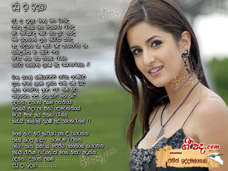 Download Dutu Da Idala Janith Iddamalgoda lyrics